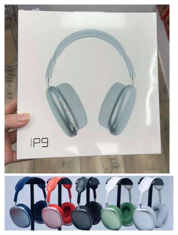 P9 Headphone – Wireless Bluetooth Headphones Adjustable Over-the-ear Stereo Headset – P9 (random Color)
